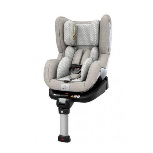 Scaun auto FOX Isofix 0-18kg Silver Cloud Osann, Culoare: Crem, Grupa: 0-18kg (0 luni - 4 ani)