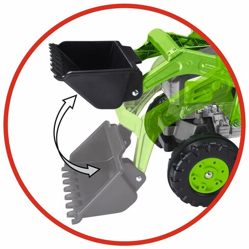 Tractor cu pedale si remorca Big Jim Loader - poza 4 - ExclusivMAG.ro