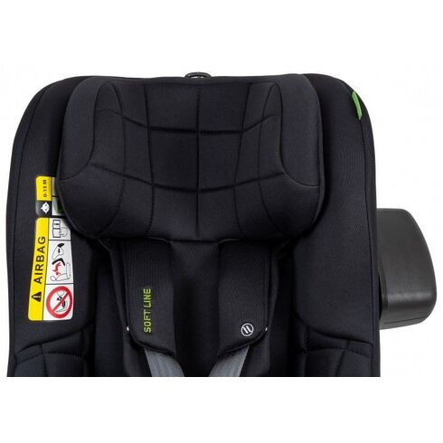Scaun auto 0-18kg Avionaut iSize AeroFIX Soft Line - AF.03 Black, Culoare: Gri/Negru, Grupa: 0-18kg (0 luni - 4 ani) - poza 4 - ExclusivMAG.ro