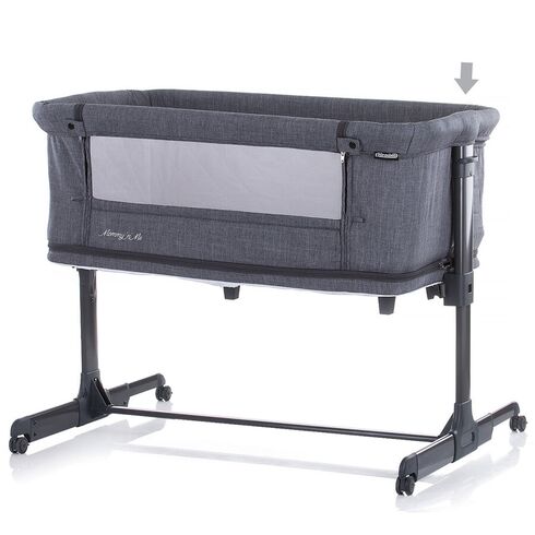 Patut Co-Sleeper si Tarc Chipolino Mommy'n Me Graphite, Culoare: Gri - poza 5 - ExclusivMAG.ro