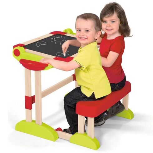 Banca scolara din lemn Smoby Modulo Space 2 in 1,poza 6