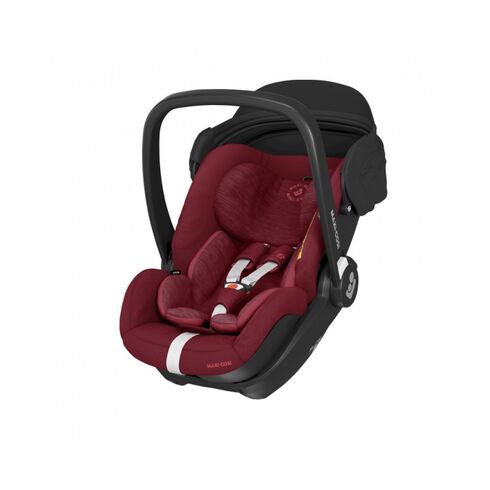 Scaun Auto Marble i-Size Maxi-Cosi Essential Red cu Baza Isofix, Culoare: Rosu, Grupa: 0-13kg (0 luni - 12 luni)