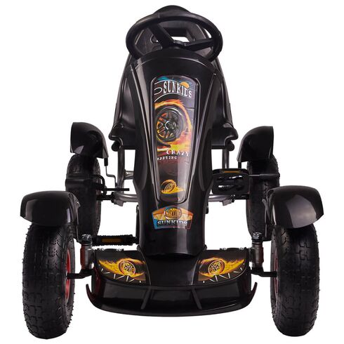 Kart cu pedale Kidscare F618 Air negru,poza 2