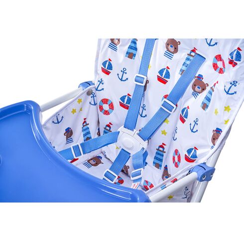 Scaun de masa Bimba Kidscare, Albastru, Culoare: Albastru,poza 5  - ExclusivMAG.ro Scaun de masa Bimba Kidscare, Albastru, Culoare: Albastru,poza 5