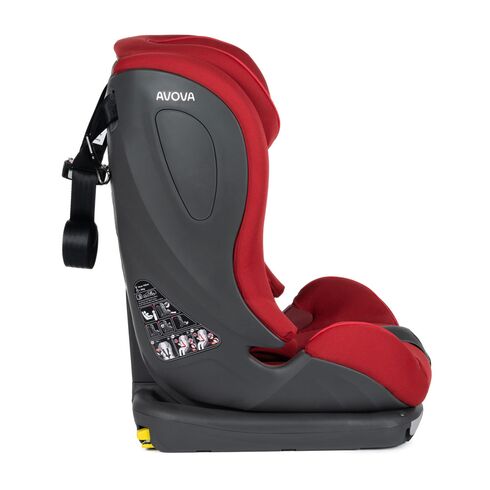 Scaun auto Avova Sperling-Fix I-Size Maple Red, Culoare: Rosu, Grupa: 9-36kg (9 luni - 12 ani) - poza 5 - ExclusivMAG.ro