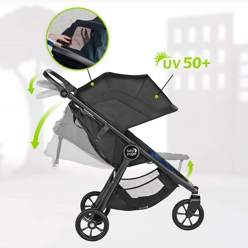 Carucior Baby Jogger City Mini GT2 Windsor, Culoare: Albastru - poza 6 - ExclusivMAG.ro