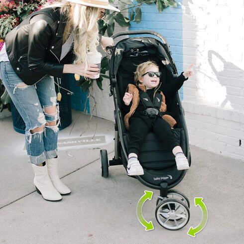 Carucior Baby Jogger City Mini 2 Jet, Culoare: Negru - poza 5 - ExclusivMAG.ro