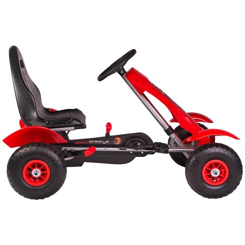 Kart cu pedale Kidscare F618 Air rosu