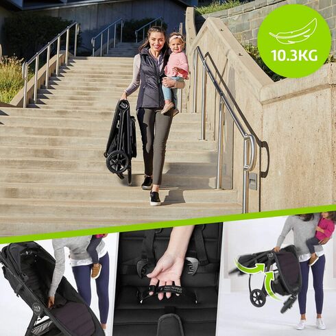 Carucior Baby Jogger City Mini GT2 Windsor, Culoare: Albastru - poza 3 - ExclusivMAG.ro