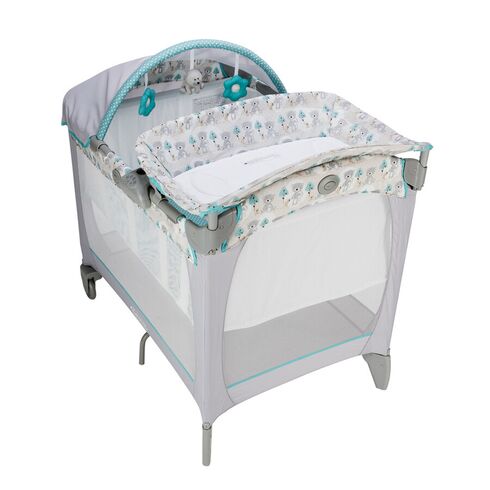 Patut Graco Classic Electra Buddy Bear, Culoare: Gri, Dimensiuni: 95x65