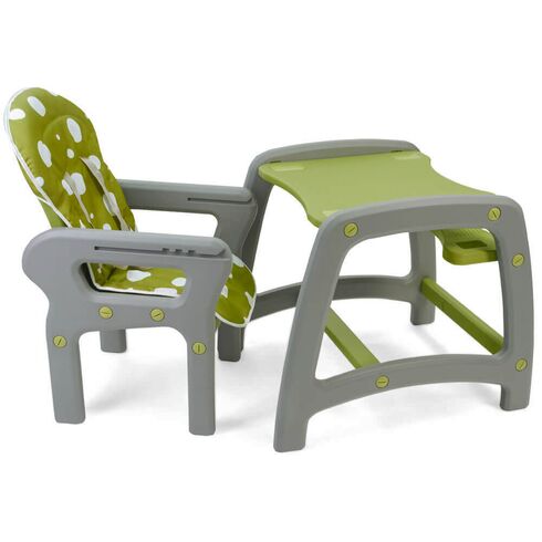 Scaun de masa multifunctional verde Kidscare, Culoare: Verde,poza 3