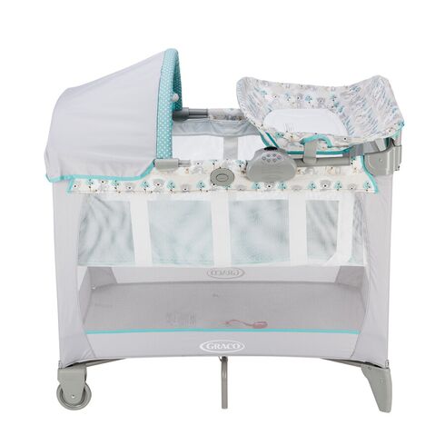 Patut Graco Classic Electra Buddy Bear, Culoare: Gri, Dimensiuni: 95x65,poza 3