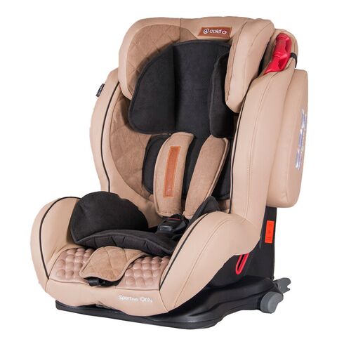 Scaun auto Sportivo Only cu Isofix Bej Coletto, Culoare: Crem, Grupa: 9-36kg (9 luni - 12 ani)  - ExclusivMAG.ro
