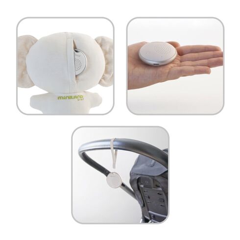 Papausa muzicala BeMyBuddy Elphy Miniland Baby,poza 4