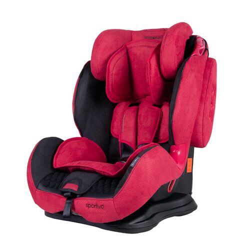 Scaun auto Sportivo Red 9-36 kg Coletto, Culoare: Rosu, Grupa: 9-36kg (9 luni - 12 ani)  - ExclusivMAG.ro