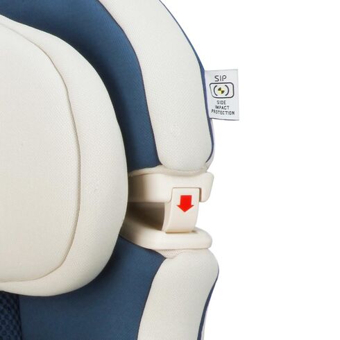 Scaun auto cu isofix SLF123 PLUS Q-FIX Ocean 9-36 kg Kiwy, Culoare: Albastru, Grupa: 9-36kg (9 luni - 12 ani),poza 5