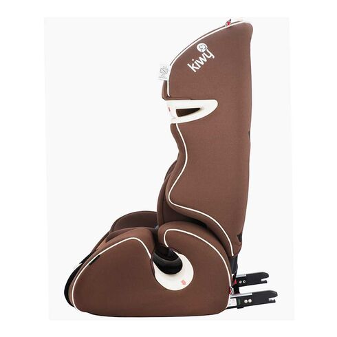 Scaun auto cu isofix SLF123 PLUS Q-FIX Moka 9-36 kg Kiwy, Culoare: Maro, Grupa: 9-36kg (9 luni - 12 ani),poza 3