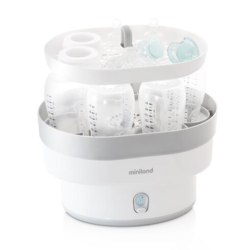 Sterilizator universal pentru 6 biberoane Steamy Miniland Baby,poza 2
