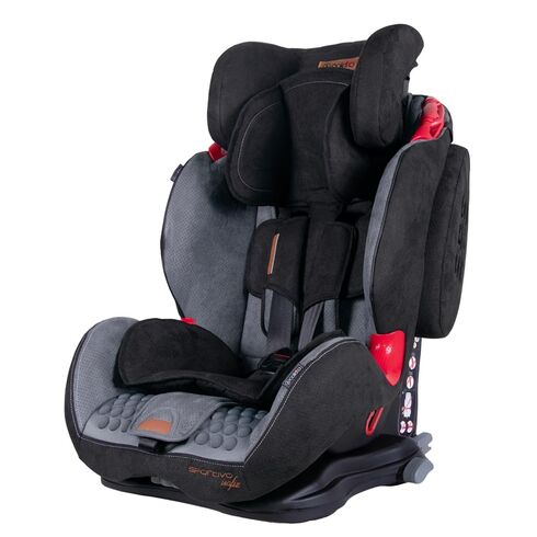 Scaun auto Sportivo Isofix Grey/Black 9-36 Kg Coletto, Culoare: Gri/Negru, Grupa: 9-36kg (9 luni - 12 ani) - poza 2 - ExclusivMAG.ro