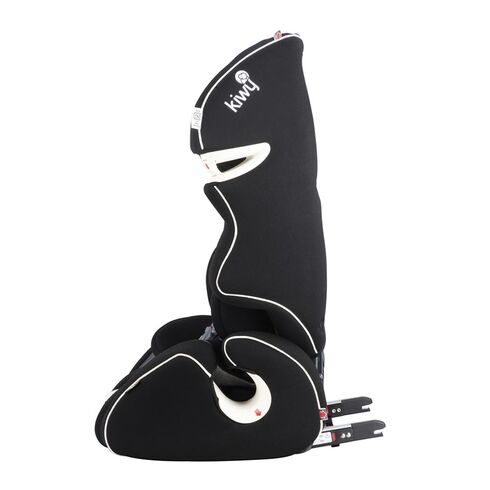 Scaun auto cu isofix SLF123 PLUS Q-FIX Carbon 9-36 kg Kiwy, Culoare: Gri/Negru, Grupa: 9-36kg (9 luni - 12 ani),poza 4