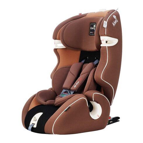 Scaun auto cu isofix SLF123 PLUS Q-FIX Moka 9-36 kg Kiwy, Culoare: Maro, Grupa: 9-36kg (9 luni - 12 ani),poza 2