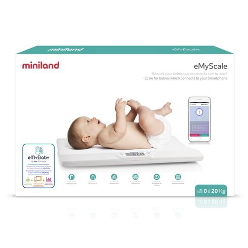 Cantar electronic eMyScale Miniland Baby,poza 6  - ExclusivMAG.ro Cantar electronic eMyScale Miniland Baby,poza 6