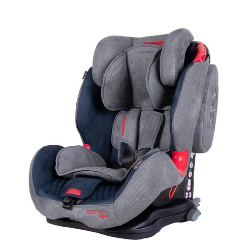 Scaun auto Sportivo Isofix Navy 9-36 Kg Coletto, Culoare: Albastru, Grupa: 9-36kg (9 luni - 12 ani)