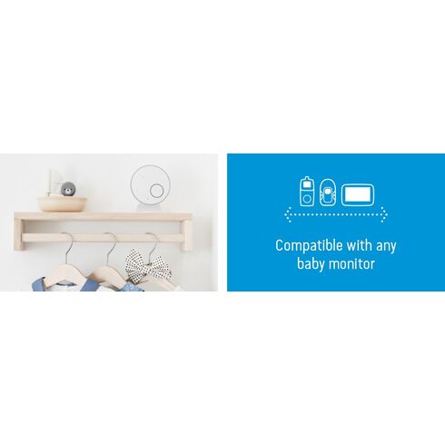 Monitor de miscare Angelcare AC027 SensAsure cu placa de detectie wireless,poza 4