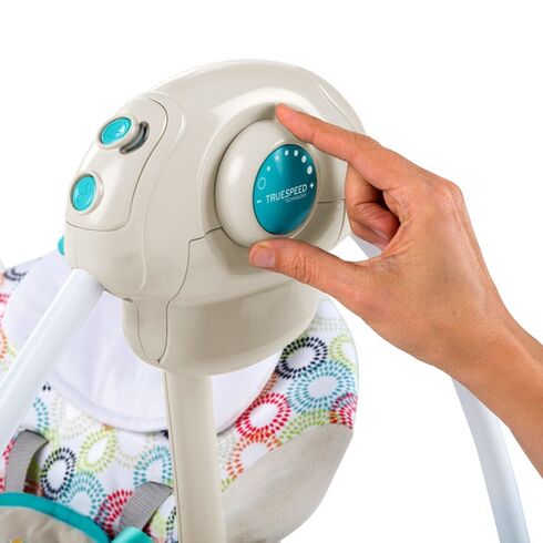 Leagan portabil Bright Starts Petite Jungle,poza 2