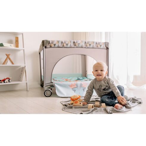 Tarc de joaca Lionelo Sofie, Classy Beige, Culoare: Crem,poza 4