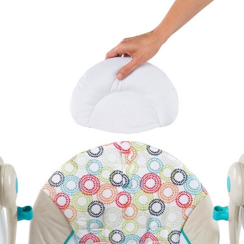 Leagan portabil Bright Starts Petite Jungle,poza 5