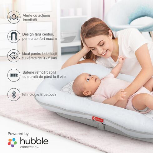 Sistem monitorizare ritm cardiac si respirator Motorola Comfort Cloud,poza 5