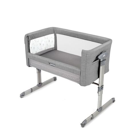 Patut Pliant 2 in 1 Joie Roomie Glide Starry Night, Culoare: Gri deschis,poza 2
