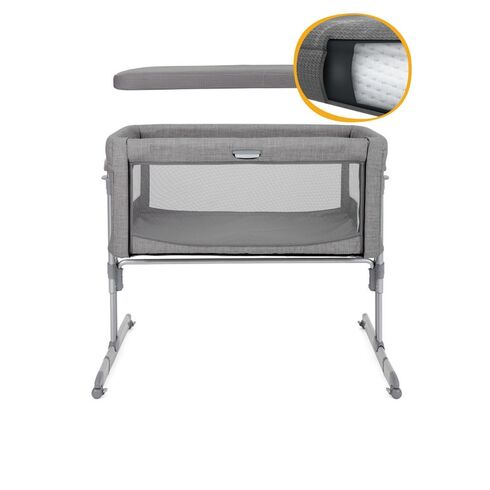 Patut Pliant 2 in 1 Joie Roomie Glide Foggy Gray, Culoare: Gri,poza 10