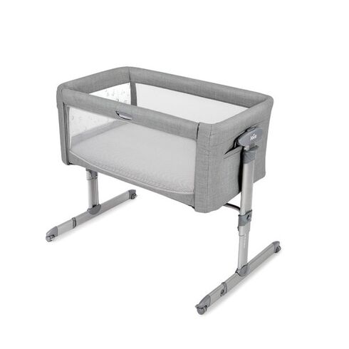 Patut Pliant 2 in 1 Joie Roomie Glide Starry Night, Culoare: Gri deschis