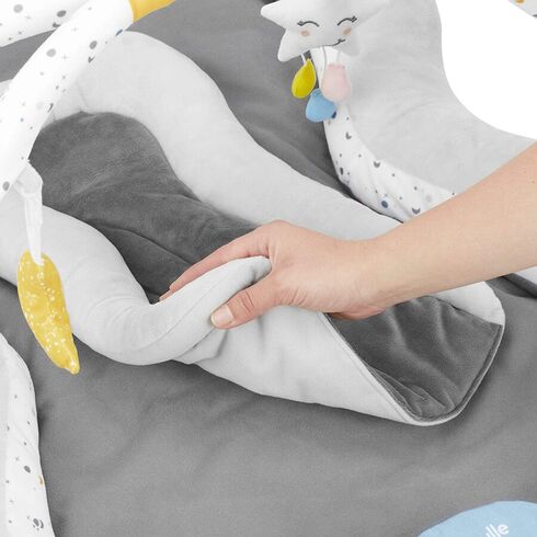 Salteluta de activitati 2 in 1 Badabulle Nest Moonlight,poza 5