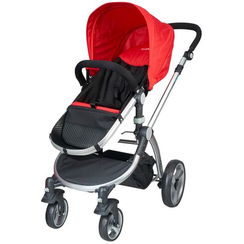 Carucior 2 in 1 Kidscare Veneto rosu, Culoare: Rosu,poza 5