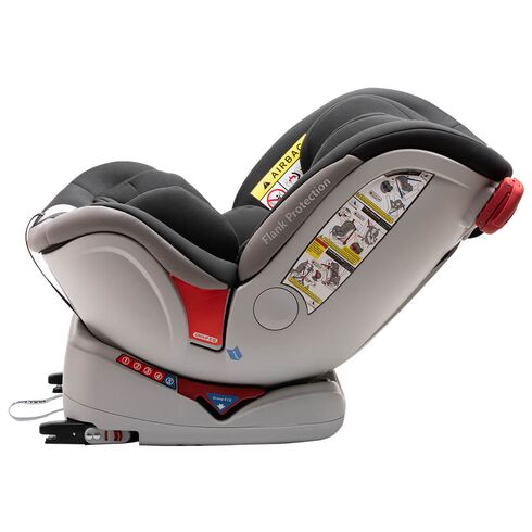 Scaun auto Allegra rotativ cu Isofix 0-36kg negru Kidscare, Culoare: Negru, Grupa: 0-36kg (0 luni - 12 ani),poza 7