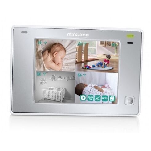 Interfon video monitorizare copii 3.5” Touch Miniland Baby,poza 8