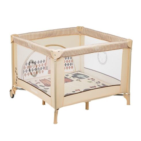 Tarc de joaca Lionelo Sofie, Classy Beige, Culoare: Crem