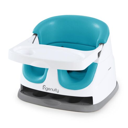 Scaun de masa 2 in 1 Ingenuity Peacock Blue, Culoare: Blue
