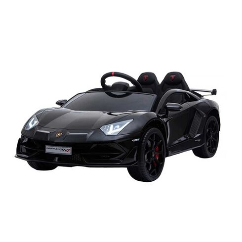 Masinuta electrica Chipolino Lamborghini Aventador SVJ black cu roti EVA, Culoare: Negru,poza 2