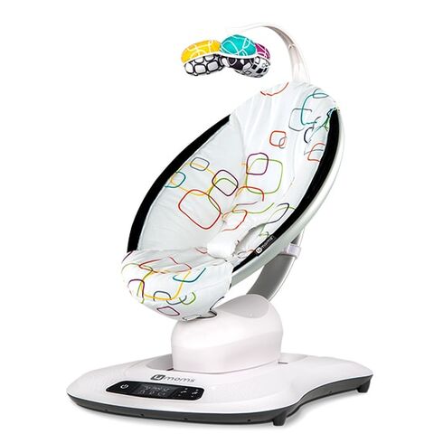 Fotoliu Balansoar Bebelusi 4MOMS MamaRoo 4.0 Plush Multicolor, Culoare: Multicolor,poza 2