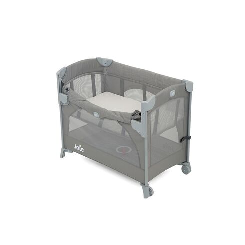 Patut pliant pentru cosleeping Joie Kubbie Foggy Gray,poza 2