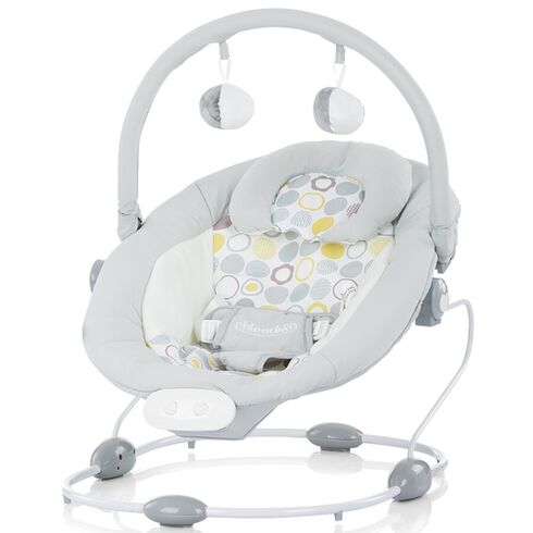 Scaunel balansoar Chipolino Siesta gray, Culoare: Gri,poza 2