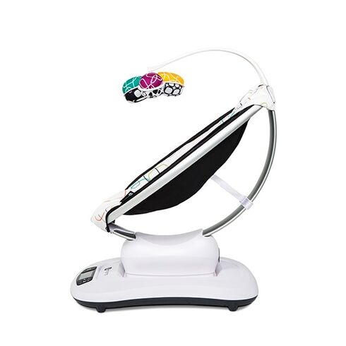 Fotoliu Balansoar Bebelusi 4MOMS MamaRoo 4.0 Cool Mesh Dark-Grey, Culoare: Alb/Gri,poza 6