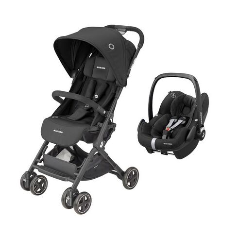 Carucior 2in1 Lara 2 Maxi-Cosi Essential Black, Culoare: Negru