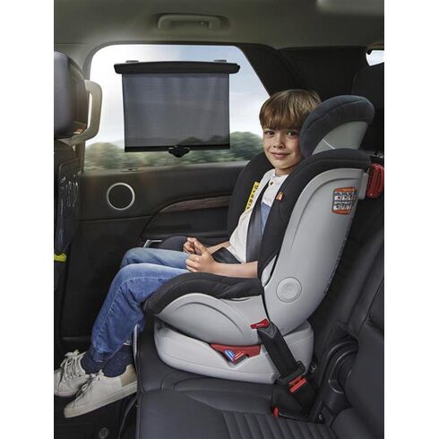 Parasolar auto retractabil Apramo Negru, Culoare: Negru,poza 3