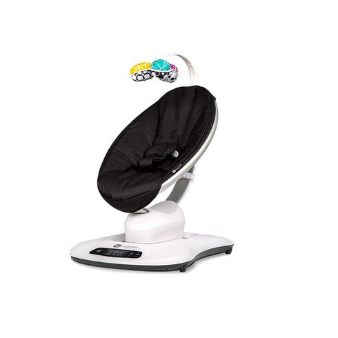 Fotoliu Balansoar Bebelusi 4MOMS MamaRoo 4.0 Classic Negru, Culoare: Negru,poza 2