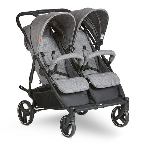 Carucior pentru gemeni Twin Woven-Grey Abc Design 2021  - ExclusivMAG.ro